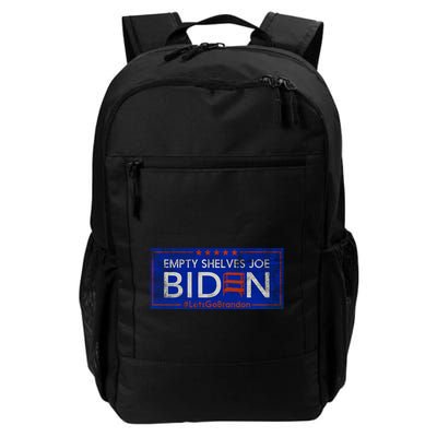Empty Shelves Joe Vintage Let's Go Brandon Funny Backpack