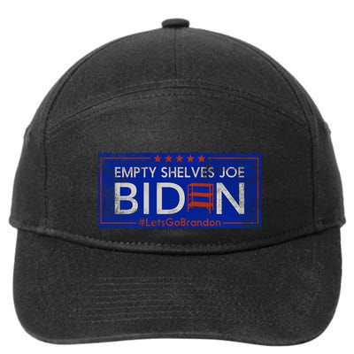 Empty Shelves Joe Vintage Let's Go Brandon Funny 7-Panel Snapback Hat