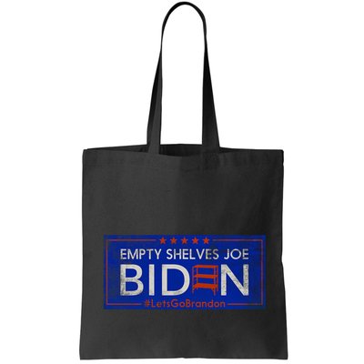 Empty Shelves Joe Vintage Let's Go Brandon Funny Bag