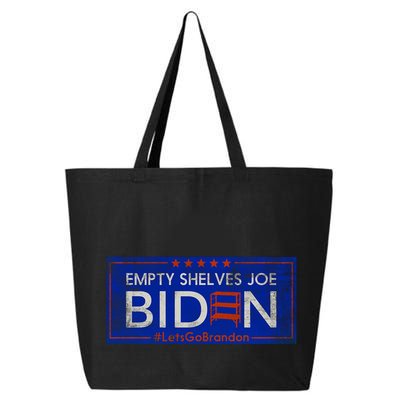 Empty Shelves Joe Vintage Let's Go Brandon Funny 25L Jumbo Tote