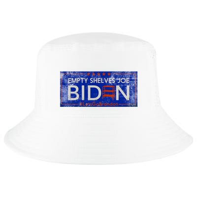 Empty Shelves Joe Vintage Let's Go Brandon Funny Cool Comfort Performance Bucket Hat