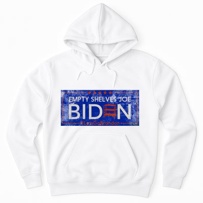 Empty Shelves Joe Vintage Let's Go Brandon Funny Hoodie