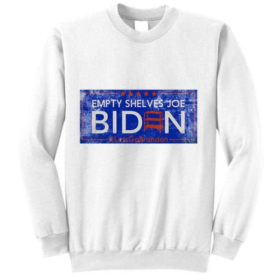Empty Shelves Joe Vintage Let's Go Brandon Funny Sweatshirt