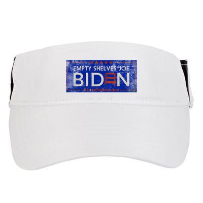 Empty Shelves Joe Vintage Let's Go Brandon Funny Adult Drive Performance Visor