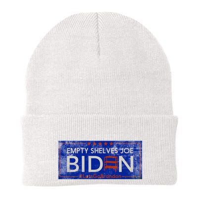 Empty Shelves Joe Vintage Let's Go Brandon Funny Beanie