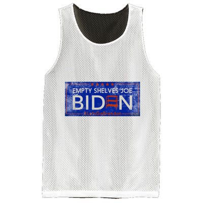 Empty Shelves Joe Vintage Let's Go Brandon Funny Mesh Reversible Basketball Jersey Tank