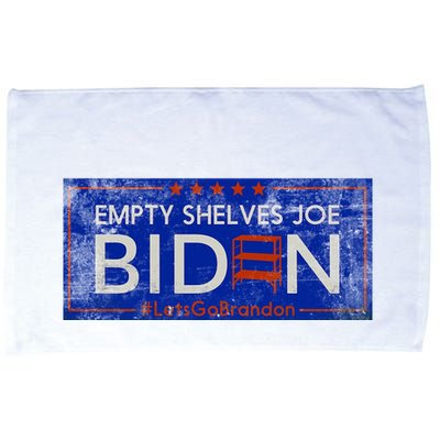 Empty Shelves Joe Vintage Let's Go Brandon Funny Microfiber Hand Towel