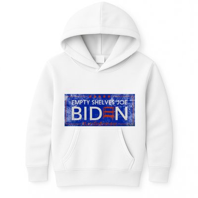 Empty Shelves Joe Vintage Let's Go Brandon Funny Kids Hoodie