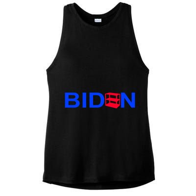 Empty Shelves Joe Shelf Is Empty Logo Ladies PosiCharge Tri-Blend Wicking Tank