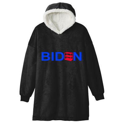 Empty Shelves Joe Shelf Is Empty Logo Hooded Wearable Blanket