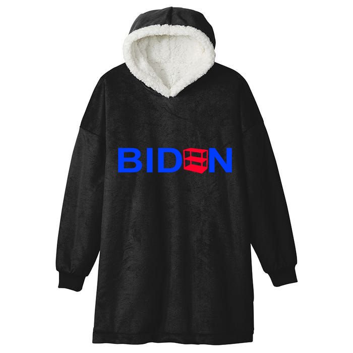 Empty Shelves Joe Shelf Is Empty Logo Hooded Wearable Blanket