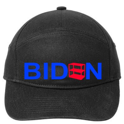 Empty Shelves Joe Shelf Is Empty Logo 7-Panel Snapback Hat