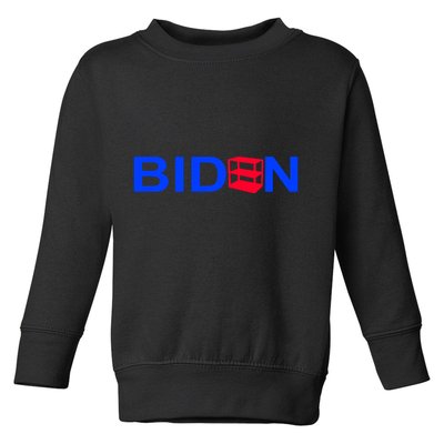 Empty Shelves Joe Shelf Is Empty Logo Toddler Sweatshirt