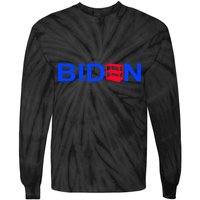 Empty Shelves Joe Shelf Is Empty Logo Tie-Dye Long Sleeve Shirt
