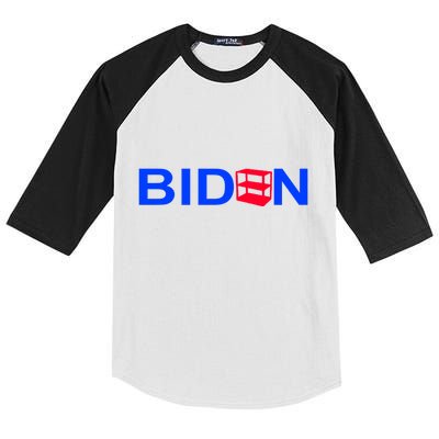 Empty Shelves Joe Shelf Is Empty Logo Kids Colorblock Raglan Jersey