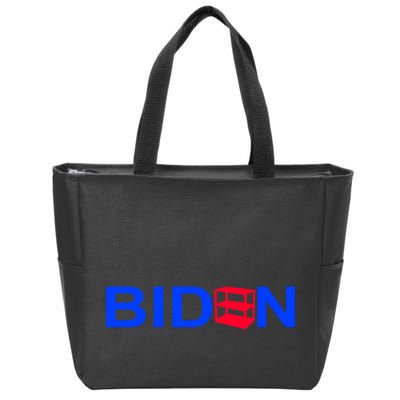 Empty Shelves Joe Shelf Is Empty Logo Zip Tote Bag