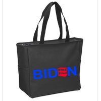 Empty Shelves Joe Shelf Is Empty Logo Zip Tote Bag