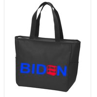 Empty Shelves Joe Shelf Is Empty Logo Zip Tote Bag
