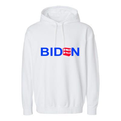 Empty Shelves Joe Shelf Is Empty Logo Garment-Dyed Fleece Hoodie
