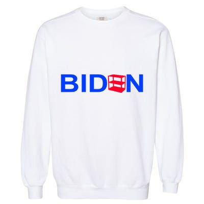 Empty Shelves Joe Shelf Is Empty Logo Garment-Dyed Sweatshirt