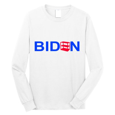 Empty Shelves Joe Shelf Is Empty Logo Long Sleeve Shirt