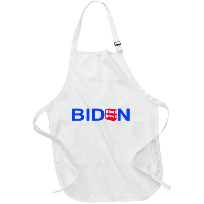 Empty Shelves Joe Shelf Is Empty Logo Full-Length Apron With Pockets