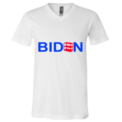 Empty Shelves Joe Shelf Is Empty Logo V-Neck T-Shirt