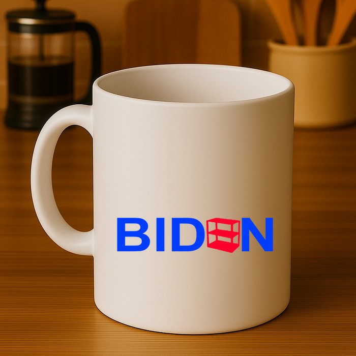 Empty Shelves Joe Shelf Is Empty Logo Mug