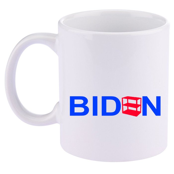 Empty Shelves Joe Shelf Is Empty Logo 11oz C Handle Ceramic Mug