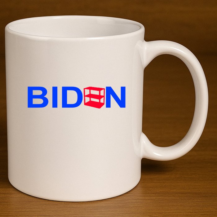 Empty Shelves Joe Shelf Is Empty Logo 11oz C Handle Ceramic Mug