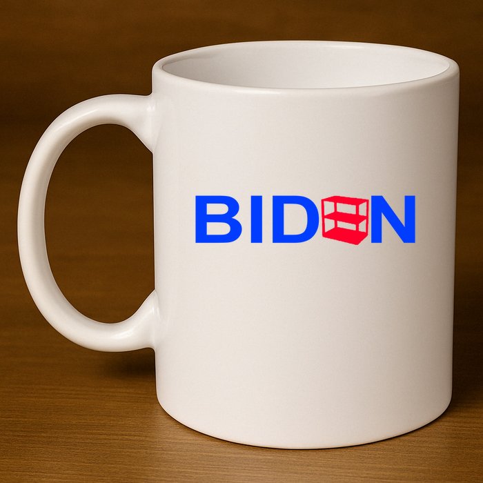 Empty Shelves Joe Shelf Is Empty Logo 11oz C Handle Ceramic Mug