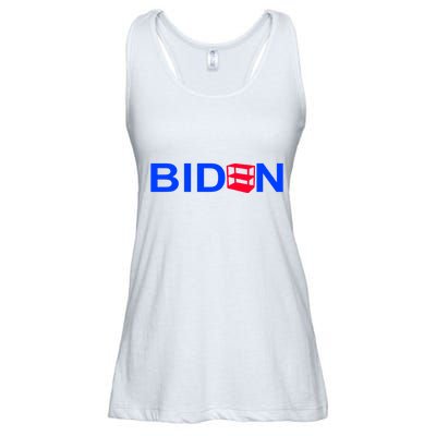 Empty Shelves Joe Shelf Is Empty Logo Ladies Essential Flowy Tank
