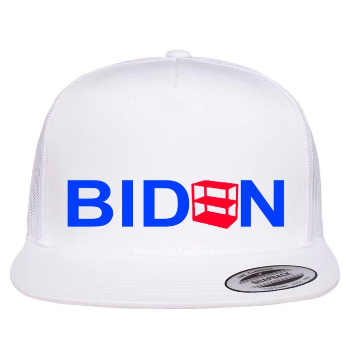 Empty Shelves Joe Shelf Is Empty Logo Flatbill Hat