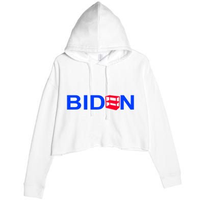 Empty Shelves Joe Shelf Is Empty Logo Crop Fleece Hoodie