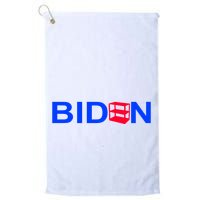Empty Shelves Joe Shelf Is Empty Logo Golf Towel