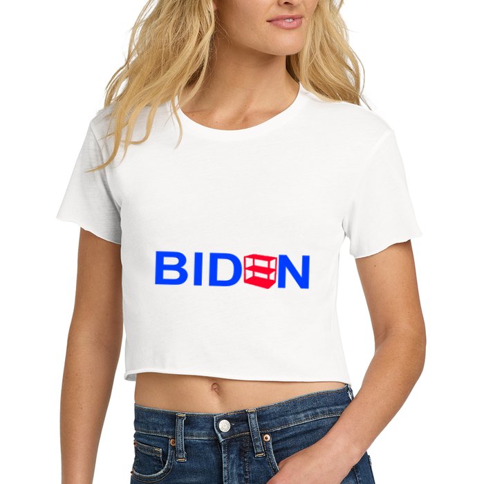 Empty Shelves Joe Shelf Is Empty Logo Crop Top