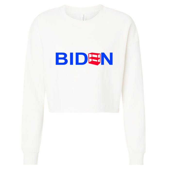 Empty Shelves Joe Shelf Is Empty Logo Cropped Pullover Crew