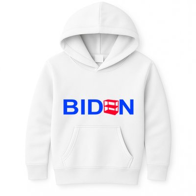 Empty Shelves Joe Shelf Is Empty Logo Kids Hoodie