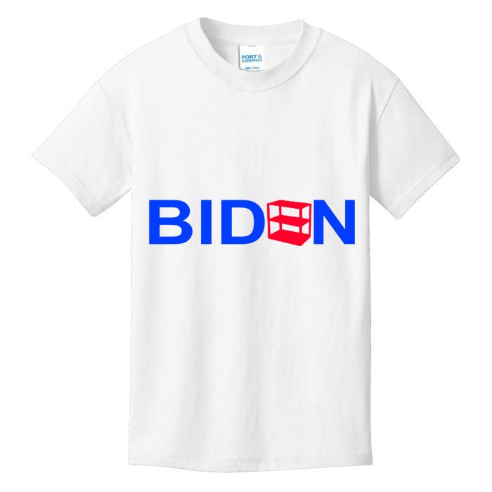 Empty Shelves Joe Shelf Is Empty Logo Kids T-Shirt