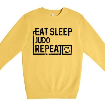 Eat Sleep Judo Premium Crewneck Sweatshirt