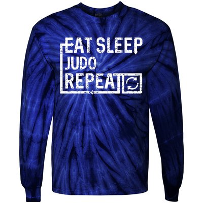 Eat Sleep Judo Tie-Dye Long Sleeve Shirt