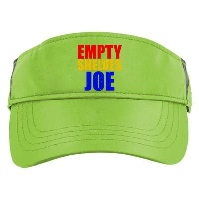 Empty Shelves Joe Conservative Anti Liberal Adult Drive Performance Visor