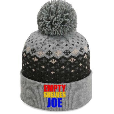 Empty Shelves Joe Conservative Anti Liberal The Baniff Cuffed Pom Beanie