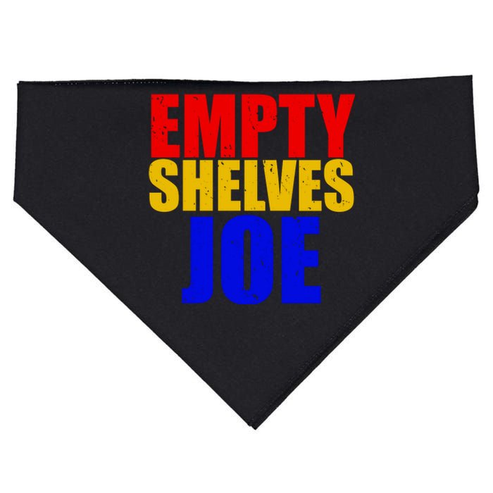 Empty Shelves Joe Conservative Anti Liberal USA-Made Doggie Bandana