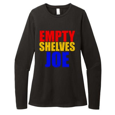 Empty Shelves Joe Conservative Anti Liberal Womens CVC Long Sleeve Shirt