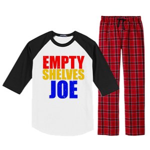 Empty Shelves Joe Conservative Anti Liberal Raglan Sleeve Pajama Set