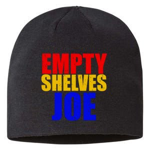 Empty Shelves Joe Conservative Anti Liberal Sustainable Beanie