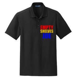 Empty Shelves Joe Conservative Anti Liberal Dry Zone Grid Polo