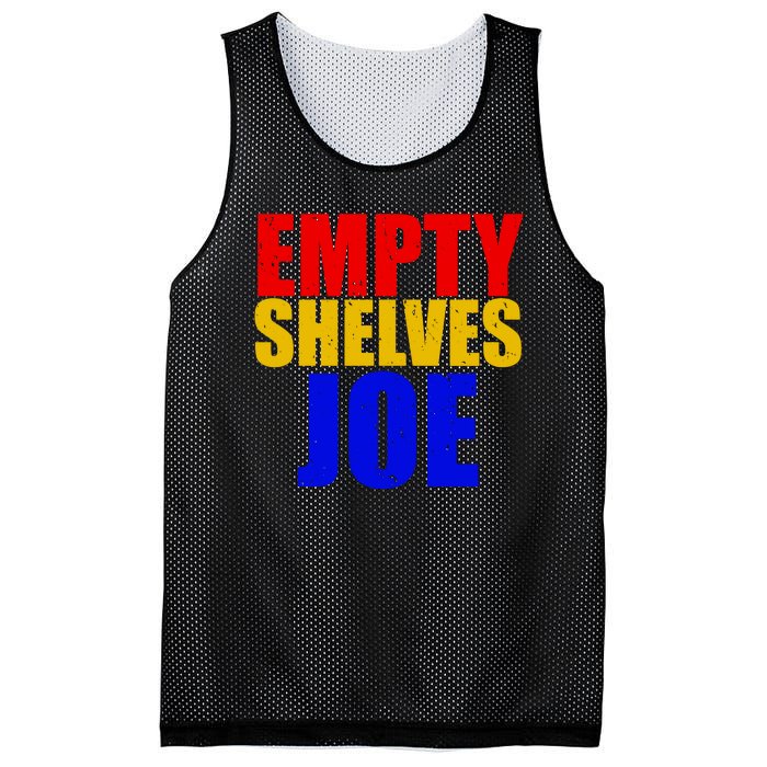 Empty Shelves Joe Conservative Anti Liberal Mesh Reversible Basketball Jersey Tank