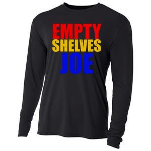 Empty Shelves Joe Conservative Anti Liberal Cooling Performance Long Sleeve Crew